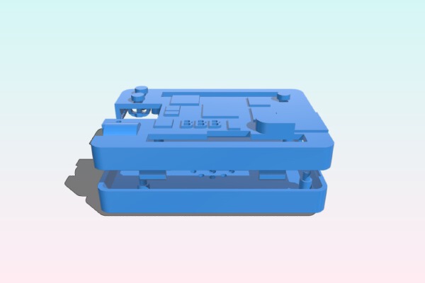 BBB enclosure with buttons - Beagle Bone Black | 3d print model