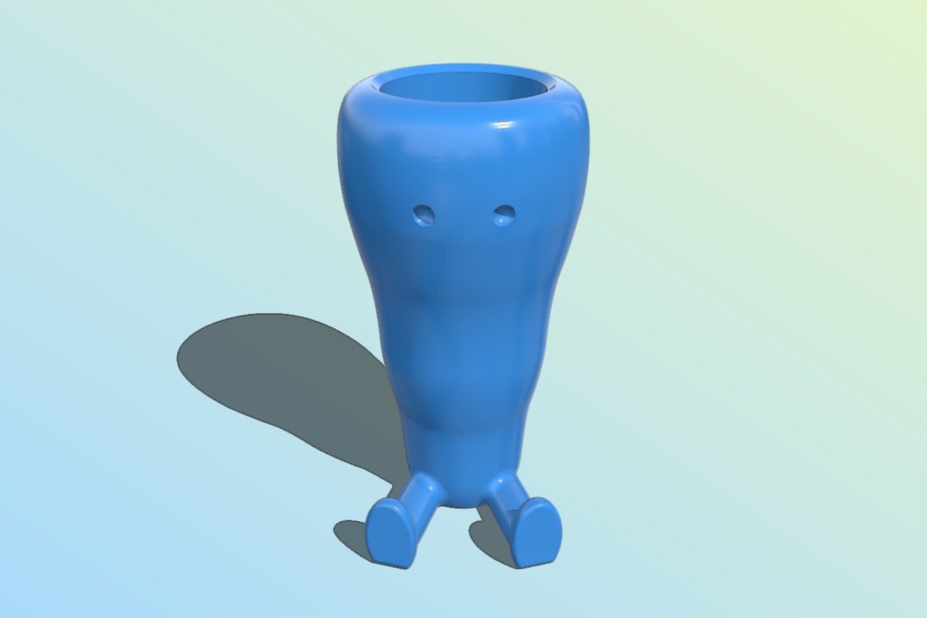 Cute carrot shaped planter