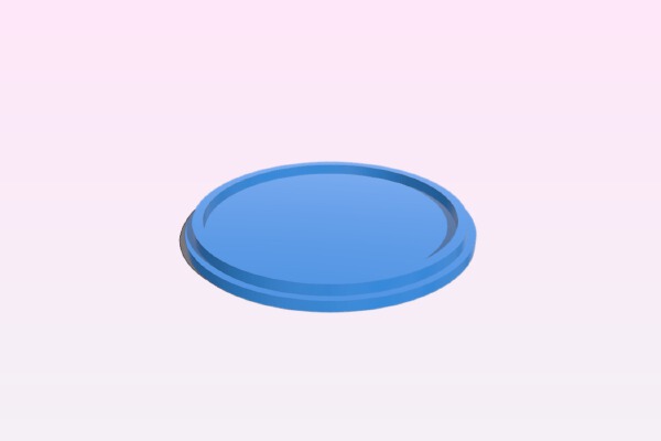 Customizable Candle Dust Cap (Round) | 3d print model