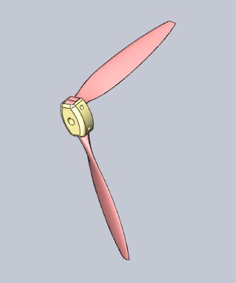 Propeller for glider | 3d print model