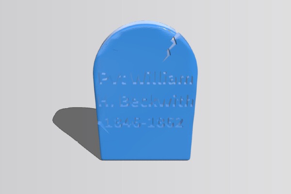 Pvt William Hunt Beckwith | 3d print model