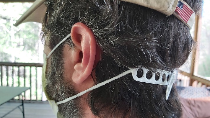 Surgical Mask Ear Saver | 3d print model