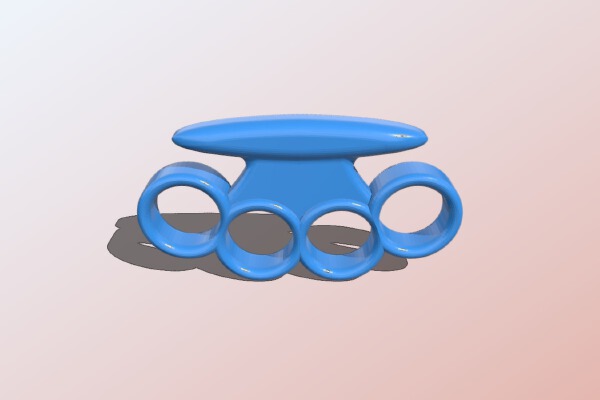Plass Knuckles | 3d print model