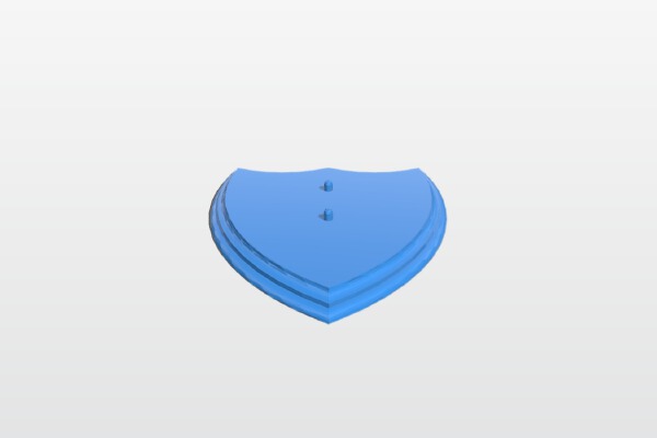 Blason pour tête d'éléphant | 3d print model