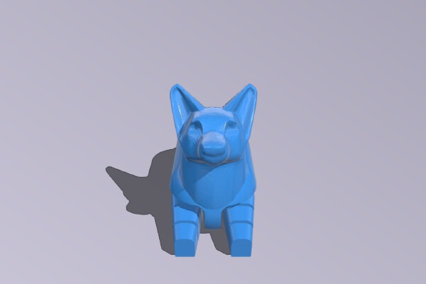 Corgi (movable legs!) | 3d print model