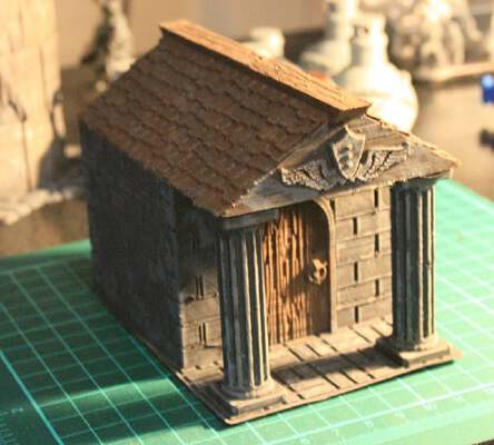 Mausoleum - Graveyard Themed Set for Dungeons and Dragons, Warhammer of Tabletop fantasy games. | 3d print model