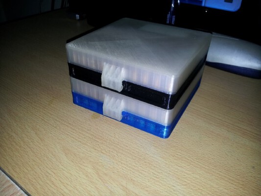 9mm ammo box 100 rounds | 3d print model