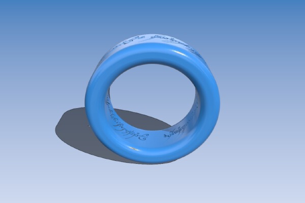 Sauron's Ring | 3d print model