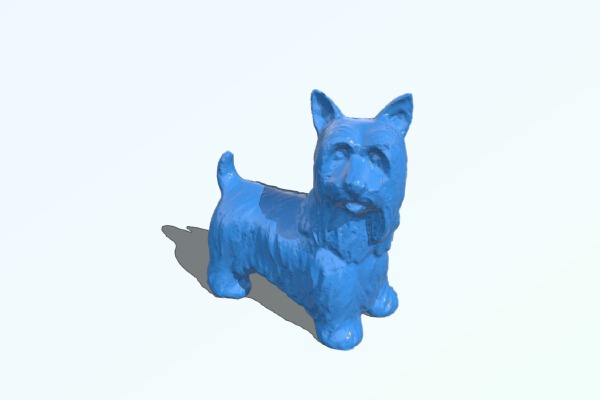Long Haired Terrier | 3d print model