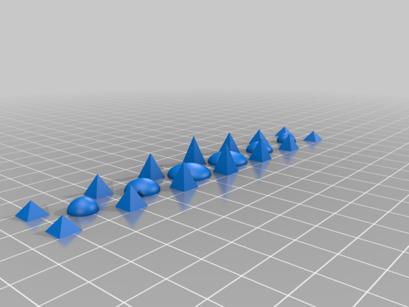 Fabric material scales