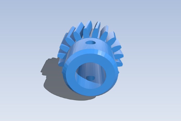Robox extruder gear smaller hole | 3d print model