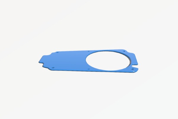 4x10 to 5.25 speaker adapter for the Pontiac Fiero | 3d print model