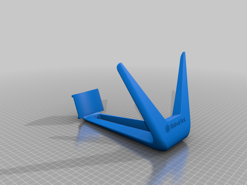 MakerBot Headphone Stand with curved support