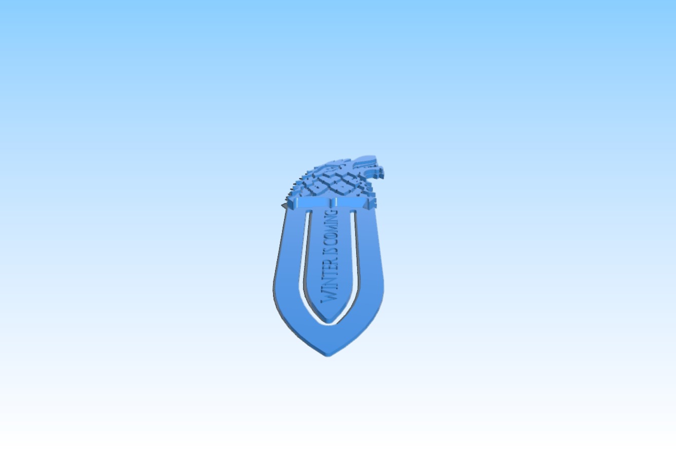 Direwolf sword bookmark