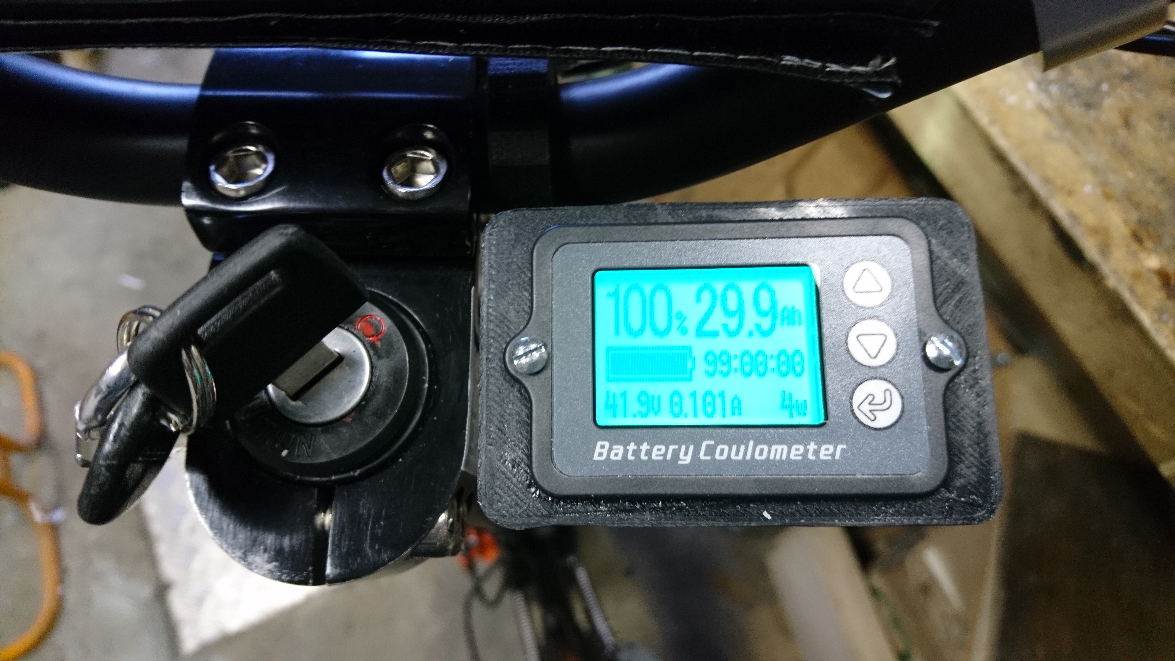 Baiway TK15 Coulometer handlebar holder