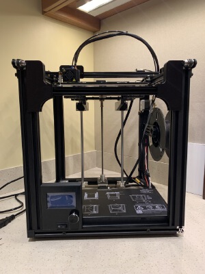 Creality Ender 5 Screen Relocation w_ Power Switch | 3d print model
