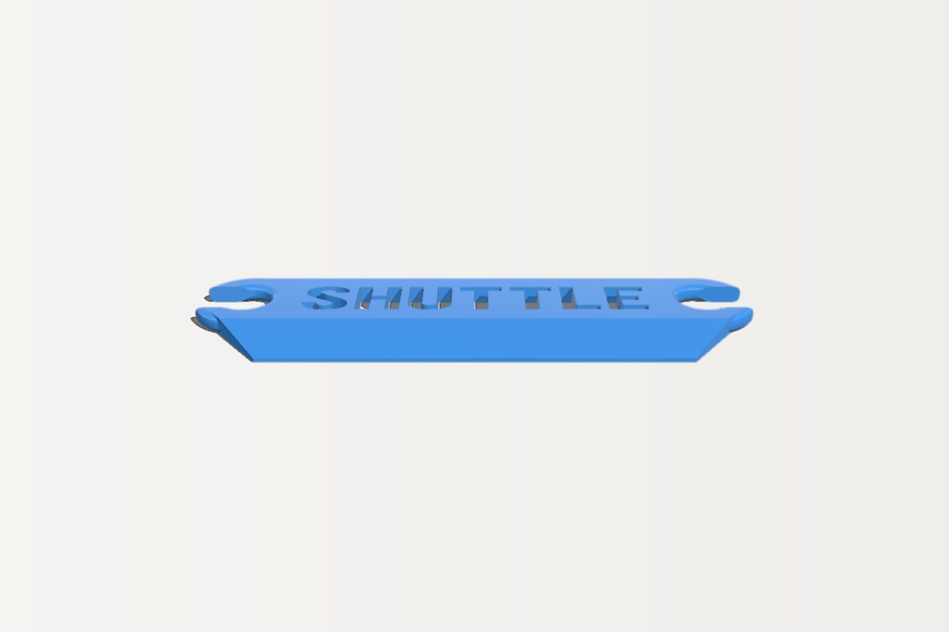 Band weaving stick shuttle