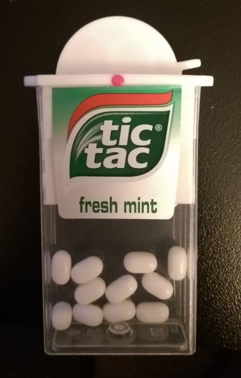 Single tic tac dispenser