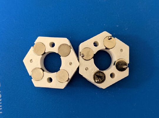 Compact Z-Axis Magnetic Wobble Dampener | 3d print model