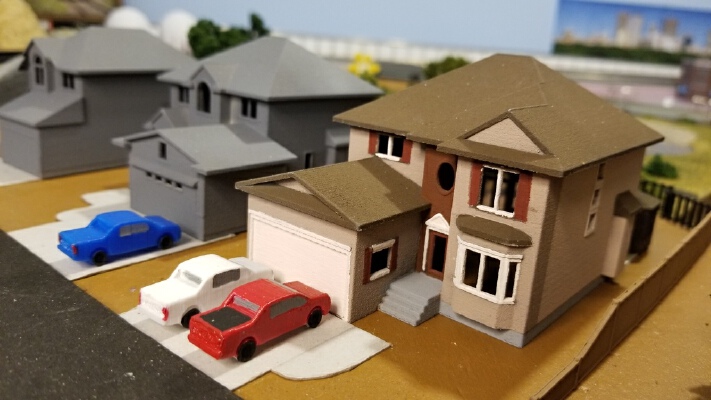 My Suburban House (N-Scale) | 3d print model