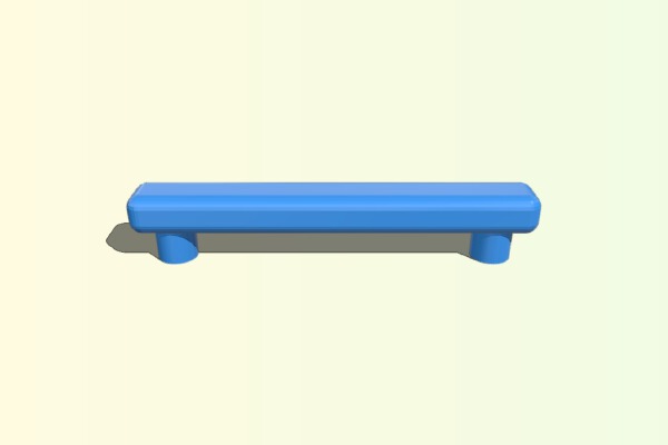 A simple drawer Handle you can adjust | 3d print model