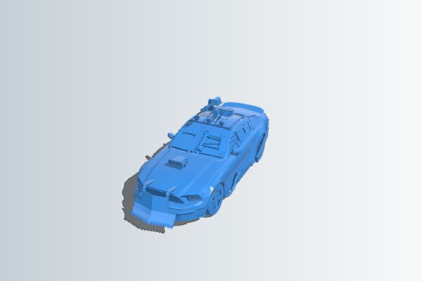 Combat car | 3d print model