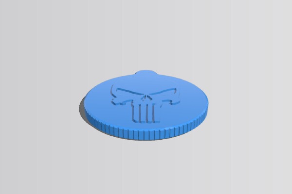 Punisher Beer-soda can lid | 3d print model