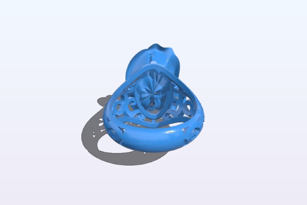 Realistic Rose Ring | 3d print model