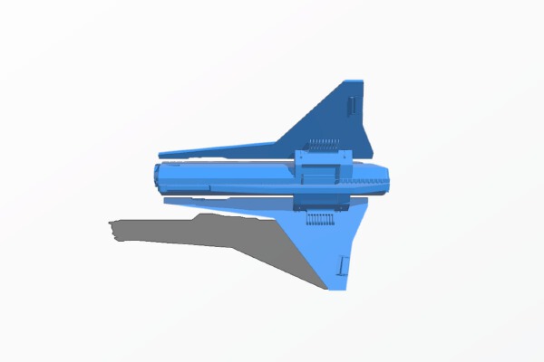 Sci Fi Spaceship | 3d print model