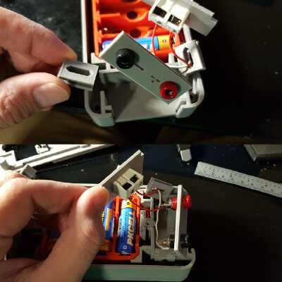 Coque de piles 4 X AA 6 V | 3d print model