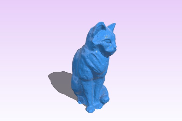3D-Scanned Cat | 3d print model