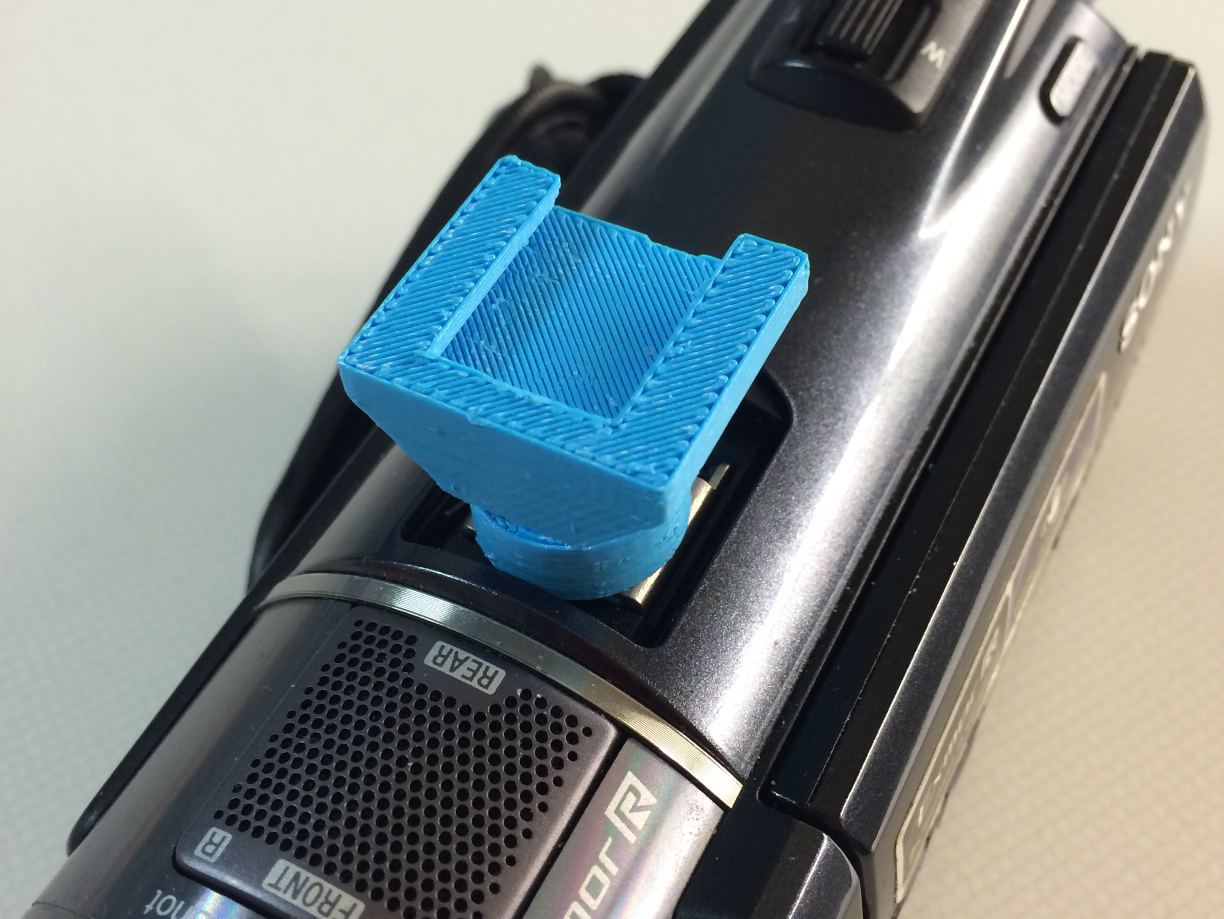 Sony Active Interface shoe to generic cold shoe adapter