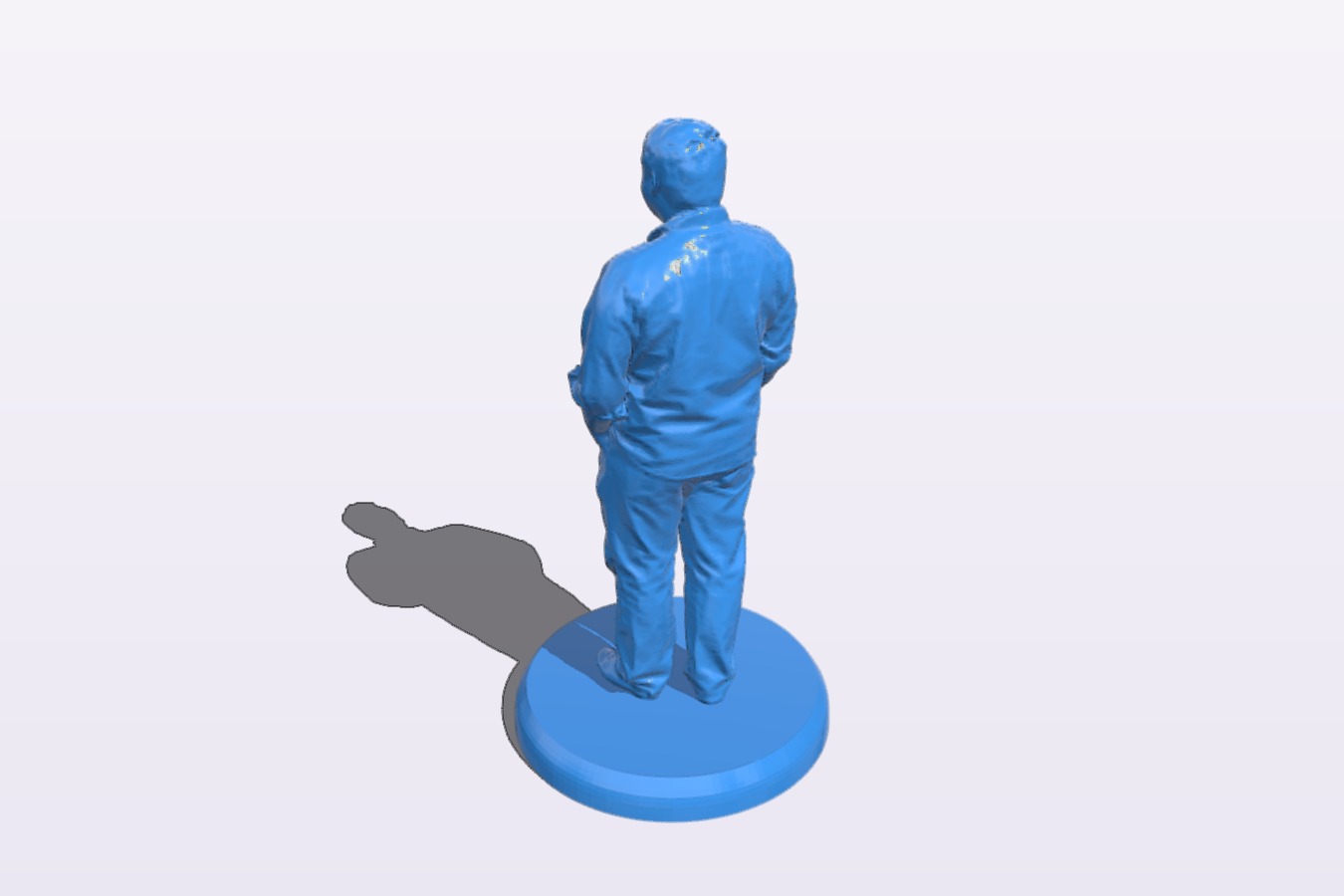 Kyle 3D scan on pedestal