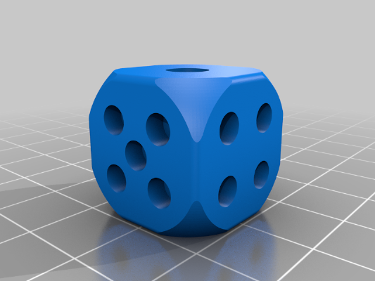 Dual Color Dice | 3d print model
