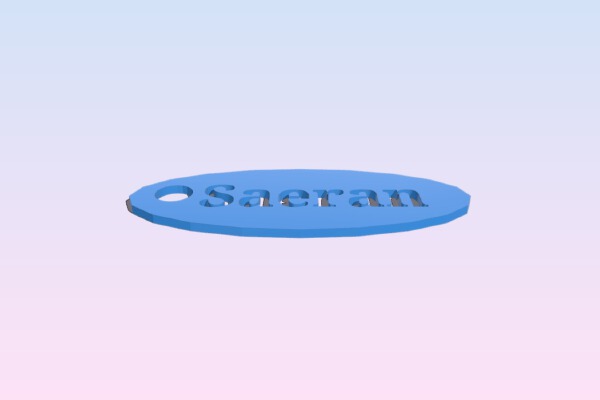 Saeran™ Keychain | 3d print model