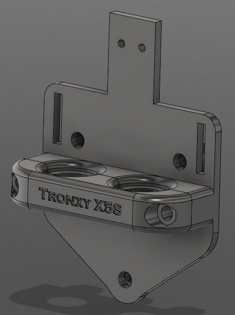 Tronxy X5S Dual E3D V6 Extruder Carriage