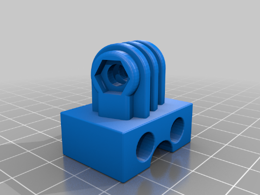 Monoprice Select Mini V1 GoPro Mount | 3d print model