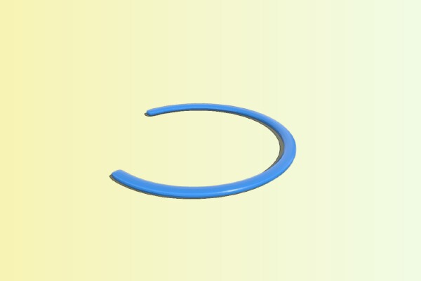 Rounded Bracelet | 3d print model