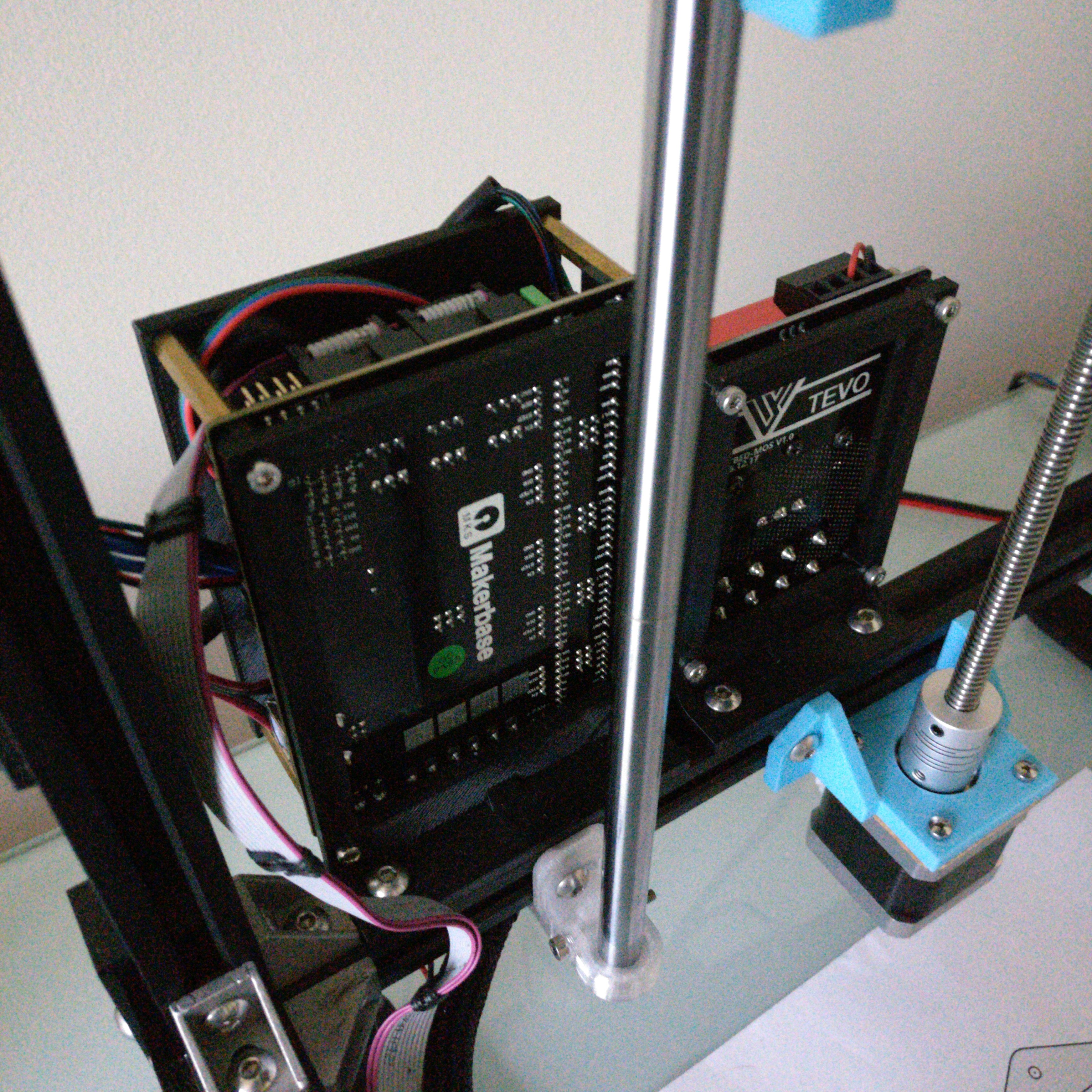 MKS GEN_L and MOSFET Mounts for HyperCube (2020 extrusion)