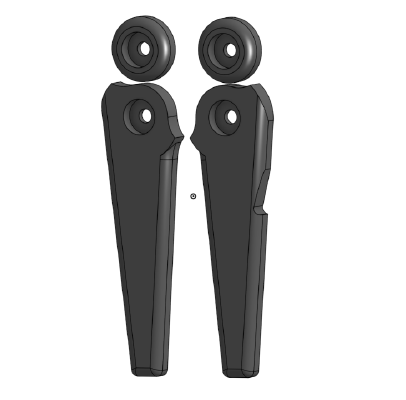 Yaesu FT-817 ND Front Feet | 3d print model