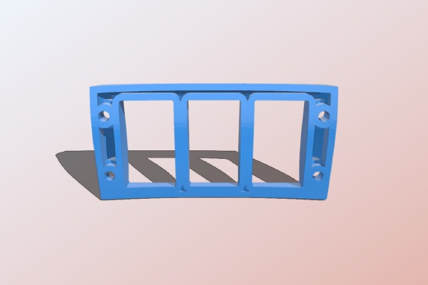 Toyota 4Runner Center Console Switch Guard | 3d print model