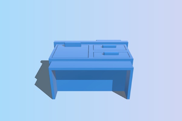 Small kitchen dollhouse | 3d print model