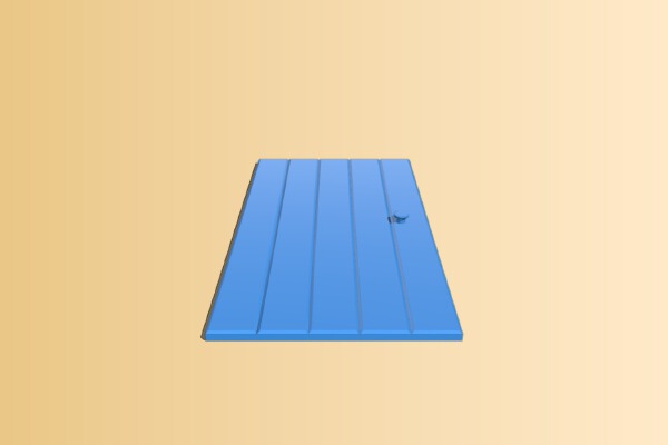 Solid door | 3d print model