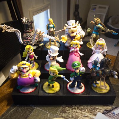 Amiibo Stand System - With Connectors | 3d print model