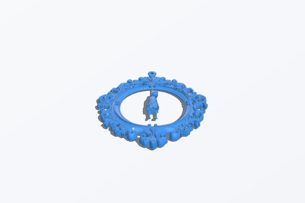 Hanging man in frame | 3d print model