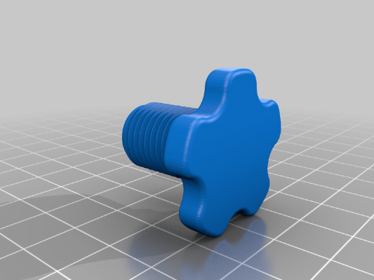 Parafuso manopla M14 | 3d print model