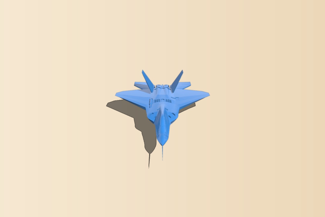 F22 Raptor scale model