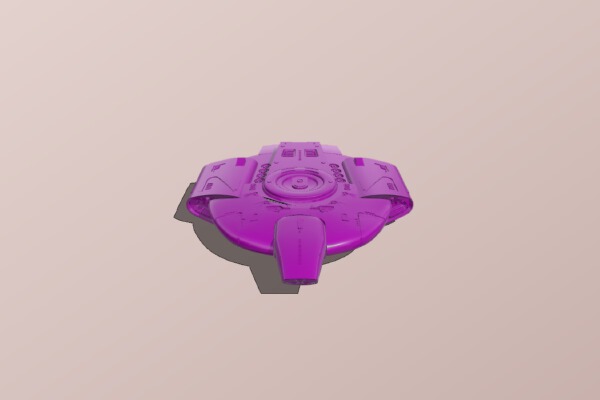 USS MONITOR - NCC 75001 | 3d print model