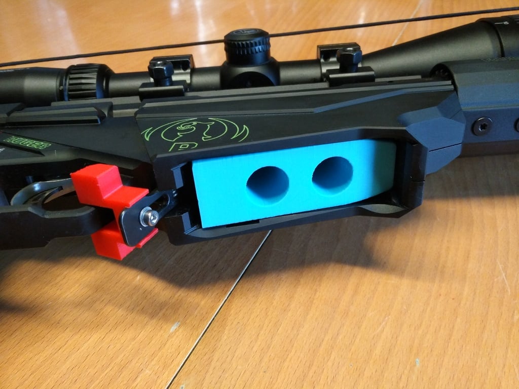 Ruger RPR Single shot adapter Remix with finger Holes