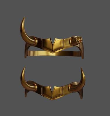 Lady Loki's (Sylvie Laufeydottir) tiara | 3d print model